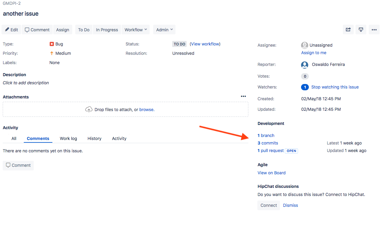 Jira development panel · Integration · Help · GitLab
