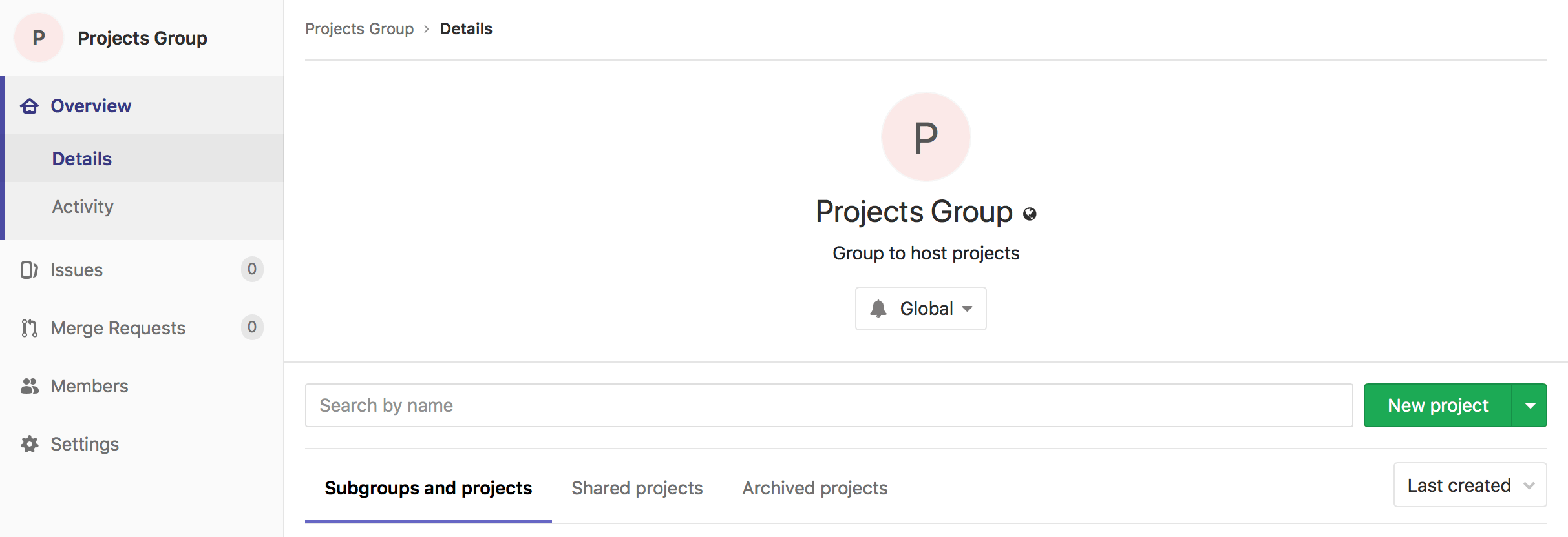 Index · Group · User · Help · GitLab