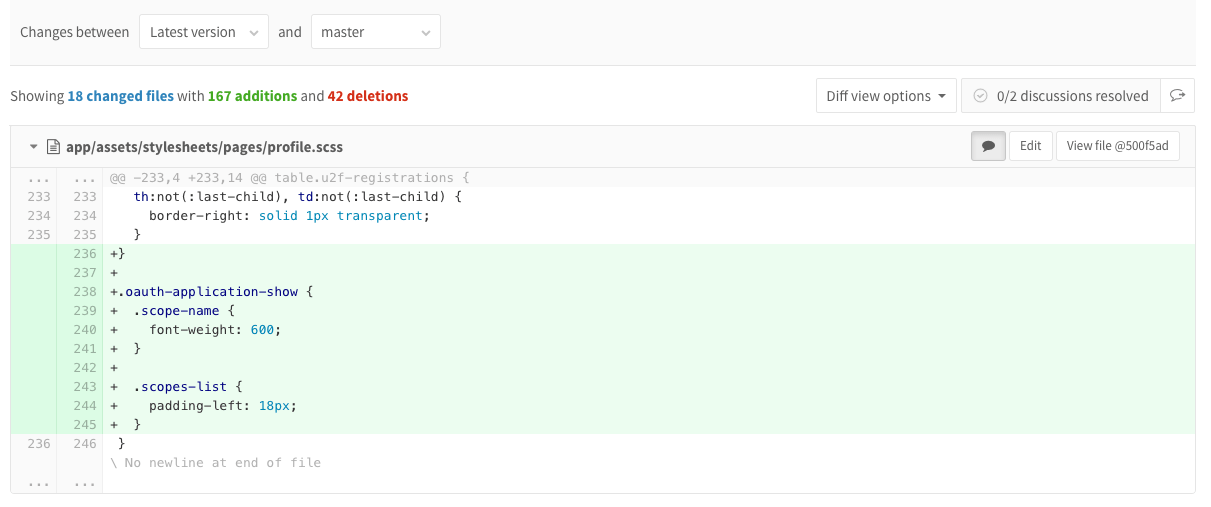 Versions · Merge requests · Project · User · Help · GitLab