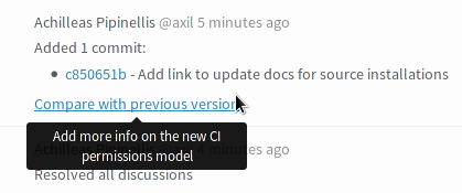Versions · Merge requests · Project · User · Help · GitLab